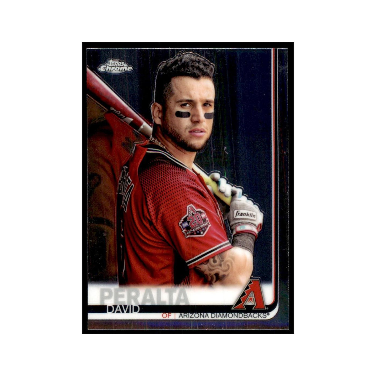 David Peralta 2019 Topps Chrome #9 Baseball Cards Baseball Card NM