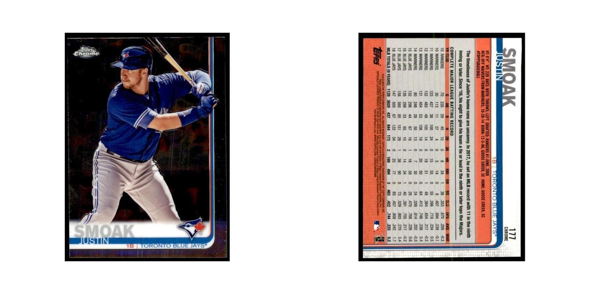 Justin Smoak 2019 Topps Chrome #177 Baseball Cards Baseball Card NM