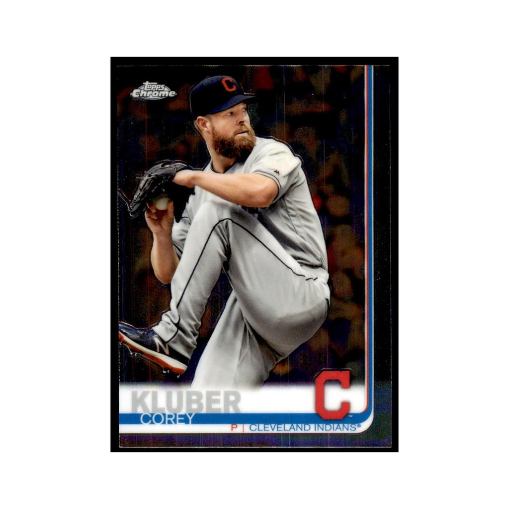 Corey Kluber 2019 Topps Chrome #188 Baseball Cards Baseball Card NM