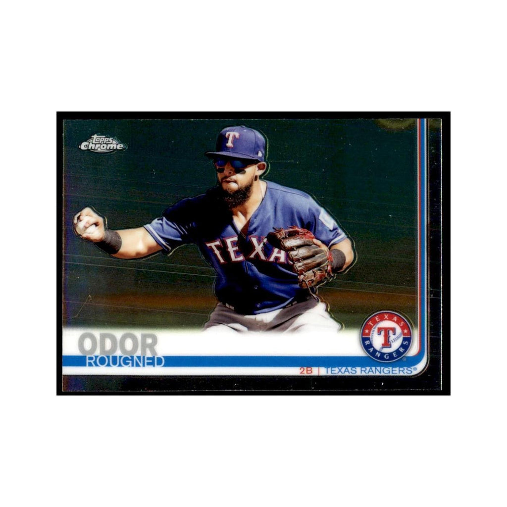 Rougned Odor 2019 Topps Chrome #191 Baseball Cards Baseball Card NM