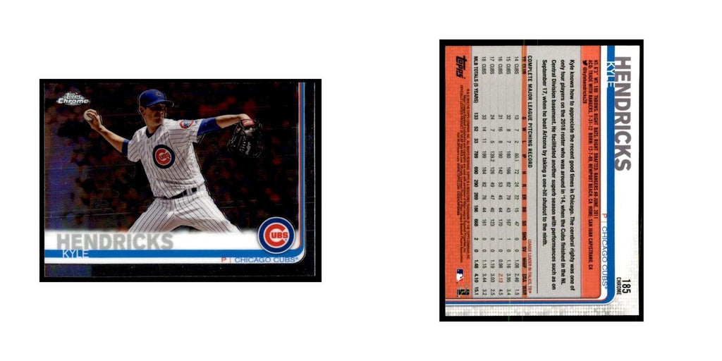 Kyle Hendricks 2019 Topps Chrome #185 Baseball Cards Baseball Card NM