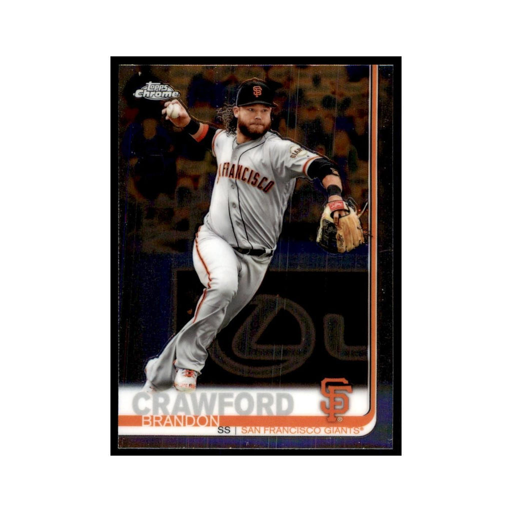 Brandon Crawford 2019 Topps Chrome #190 Baseball Cards Baseball Card NM