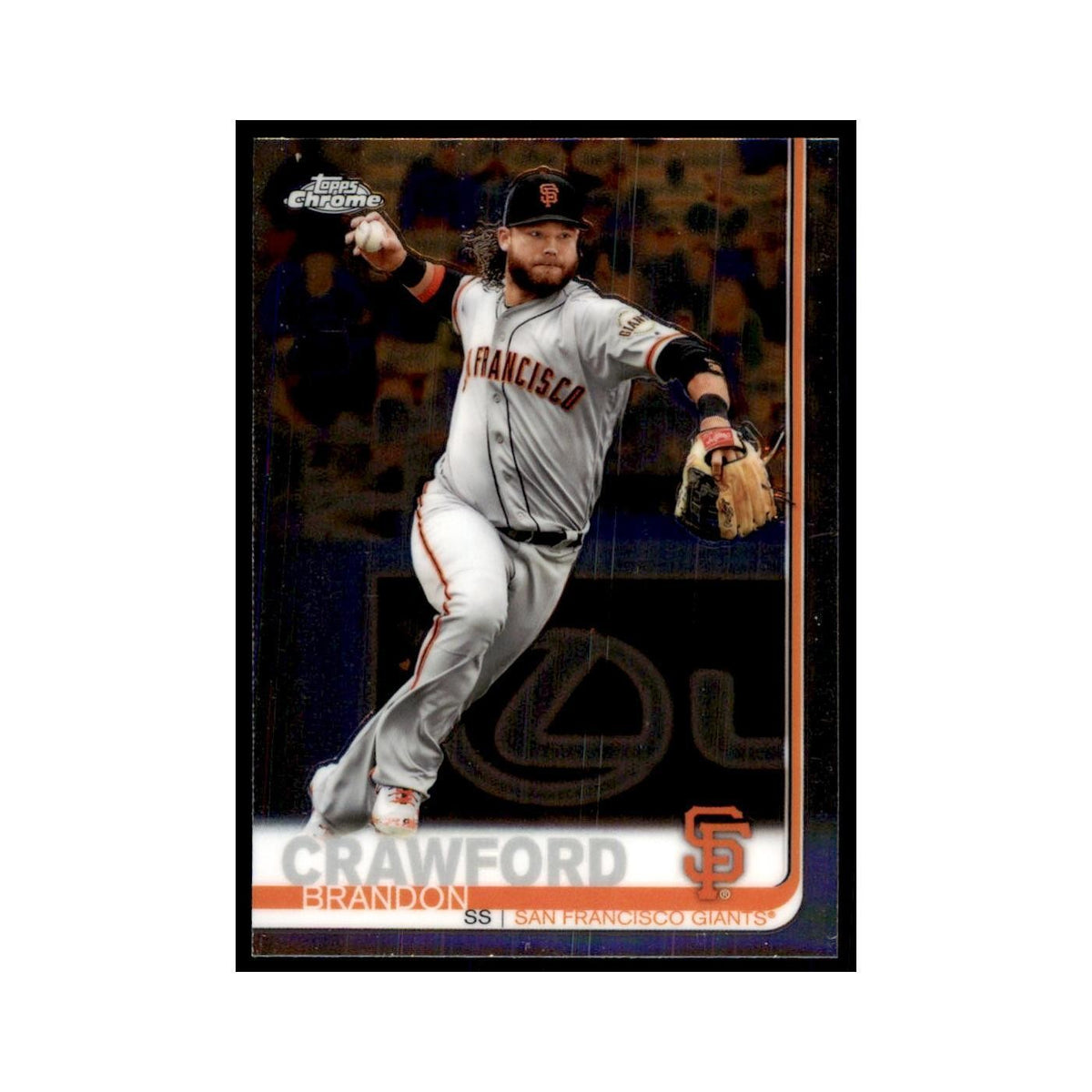 Brandon Crawford 2019 Topps Chrome #190 Baseball Cards Baseball Card NM