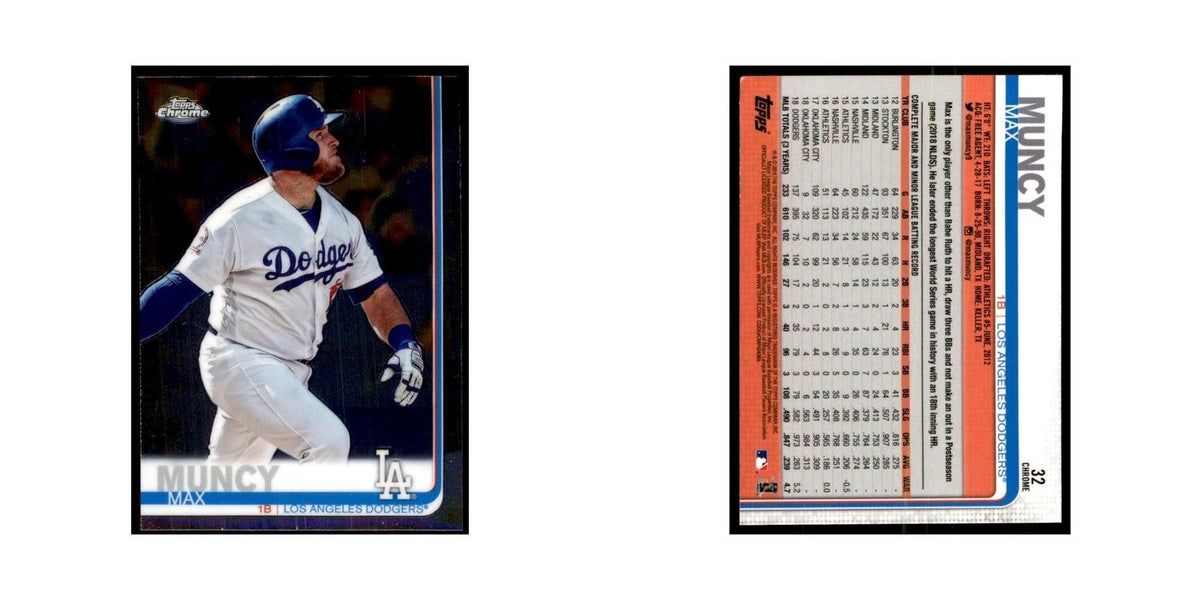 Max Muncy 2019 Topps Chrome #32 Baseball Cards Baseball Card NM