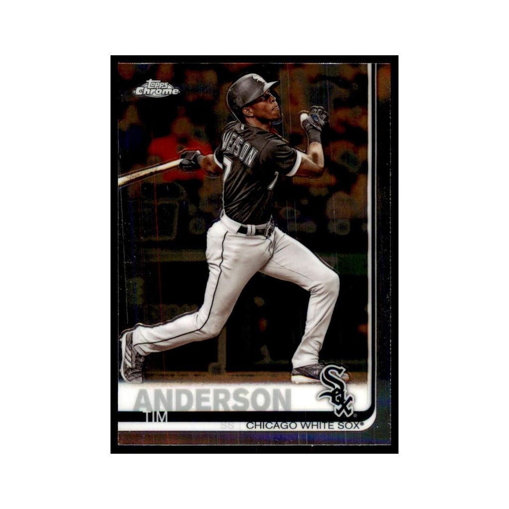 Tim Anderson 2019 Topps Chrome #186 Baseball Cards Baseball Card NM