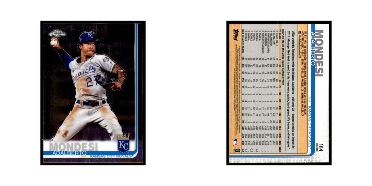 Adalberto Mondesi 2019 Topps Chrome #164 Baseball Cards Baseball Card NM