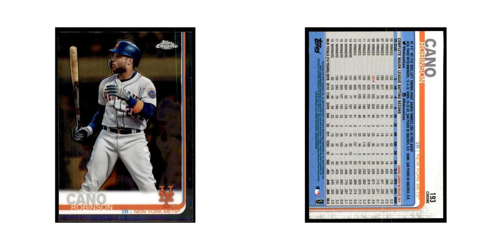 Robinson Cano 2019 Topps Chrome #193 Baseball Cards Baseball Card NM