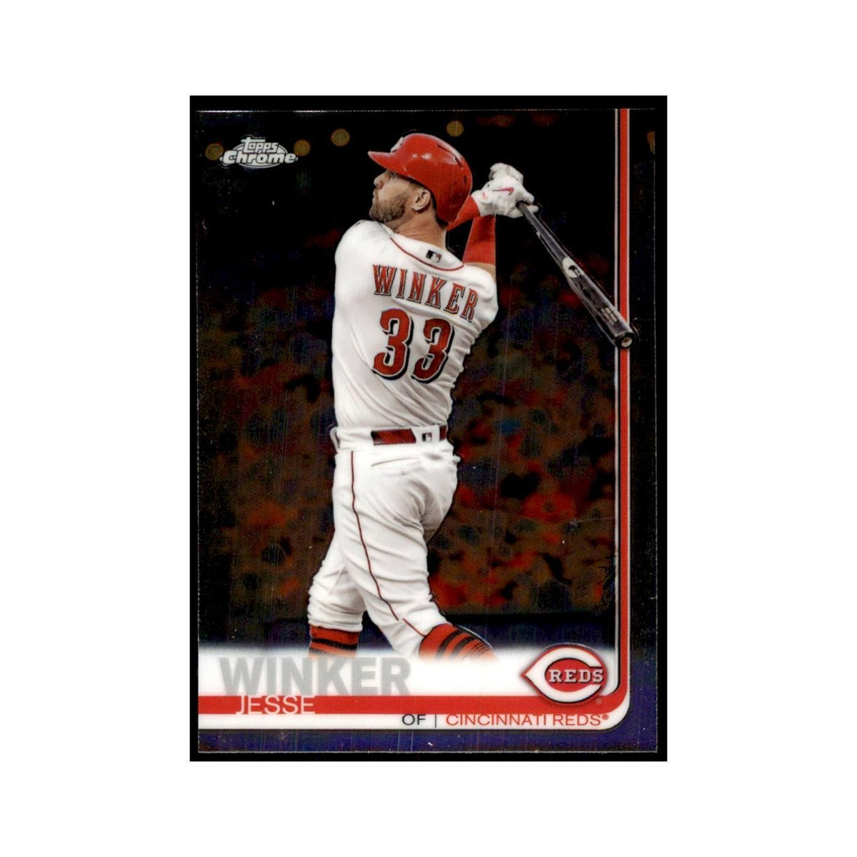 Jesse Winker 2019 Topps Chrome #61 Baseball Cards Baseball Card NM