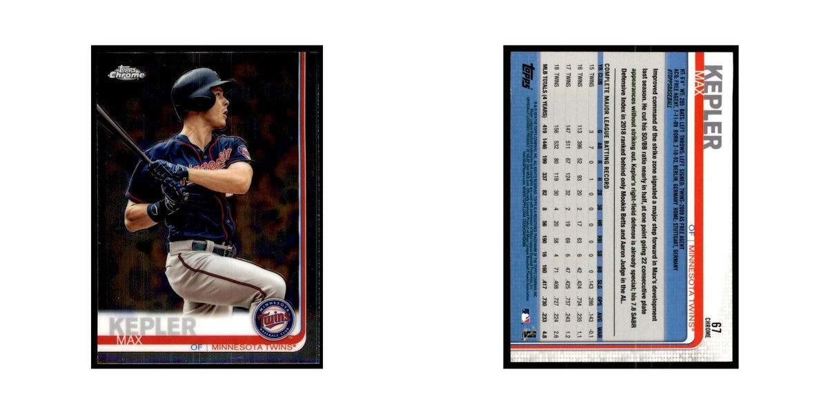Max Kepler 2019 Topps Chrome #67 Baseball Cards Baseball Card NM