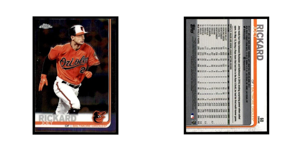 Joey Rickard 2019 Topps Chrome #60 Baseball Cards Baseball Card NM