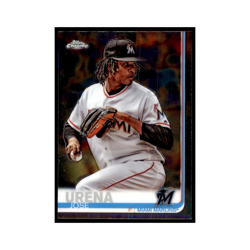 Jose Urena 2019 Topps Chrome #199 Baseball Cards Baseball Card NM
