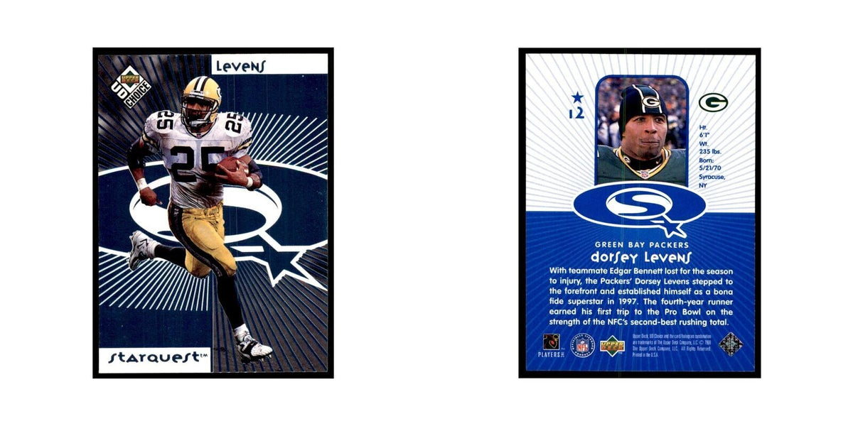 Dorsey Levens 1998 UD Choice #12 Football Cards Football Card NM