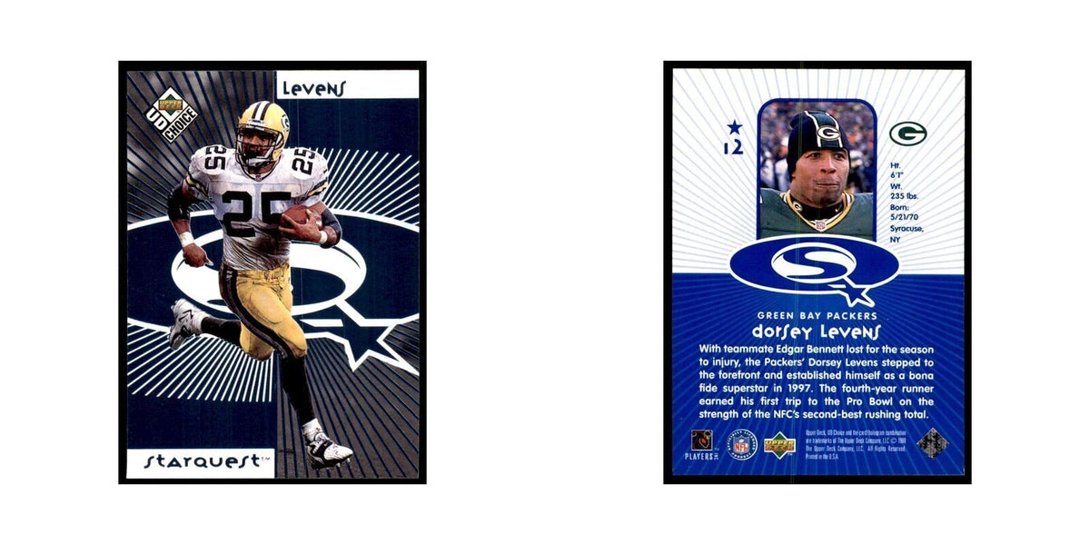 Dorsey Levens 1998 UD Choice #12 Football Cards Football Card NM