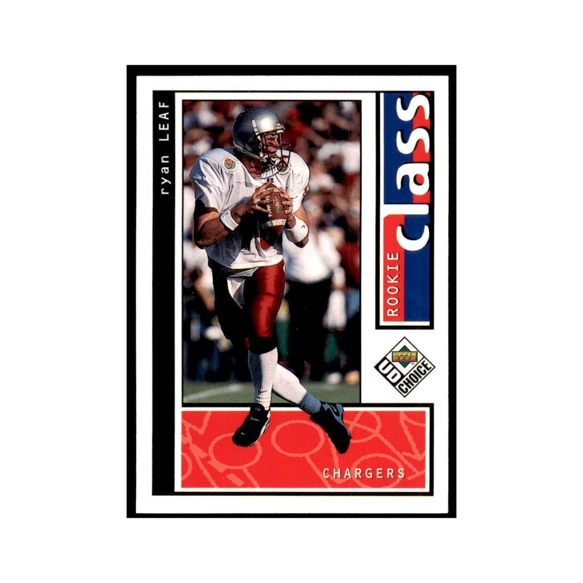 Ryan Leaf 1998 UD Choice #194 Football Cards Football Card NM