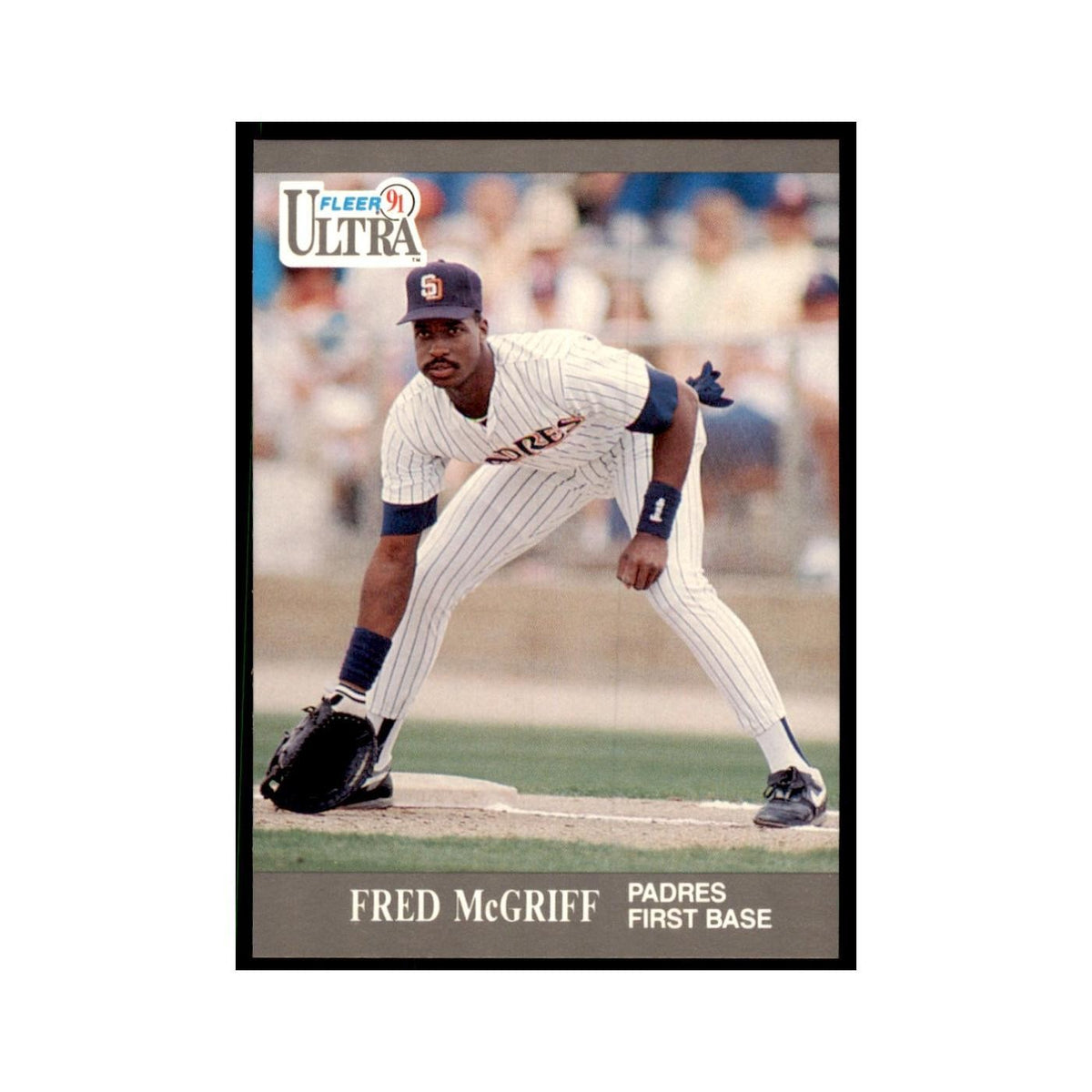 Fred McGriff 1991 Fleer Ultra #308 Baseball Cards Baseball Card NM