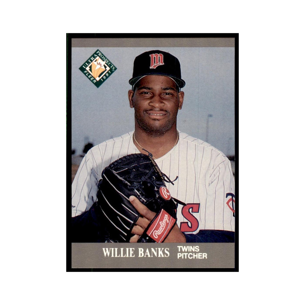 Willie Banks 1991 Fleer Ultra #373 Baseball Cards Baseball Card NM