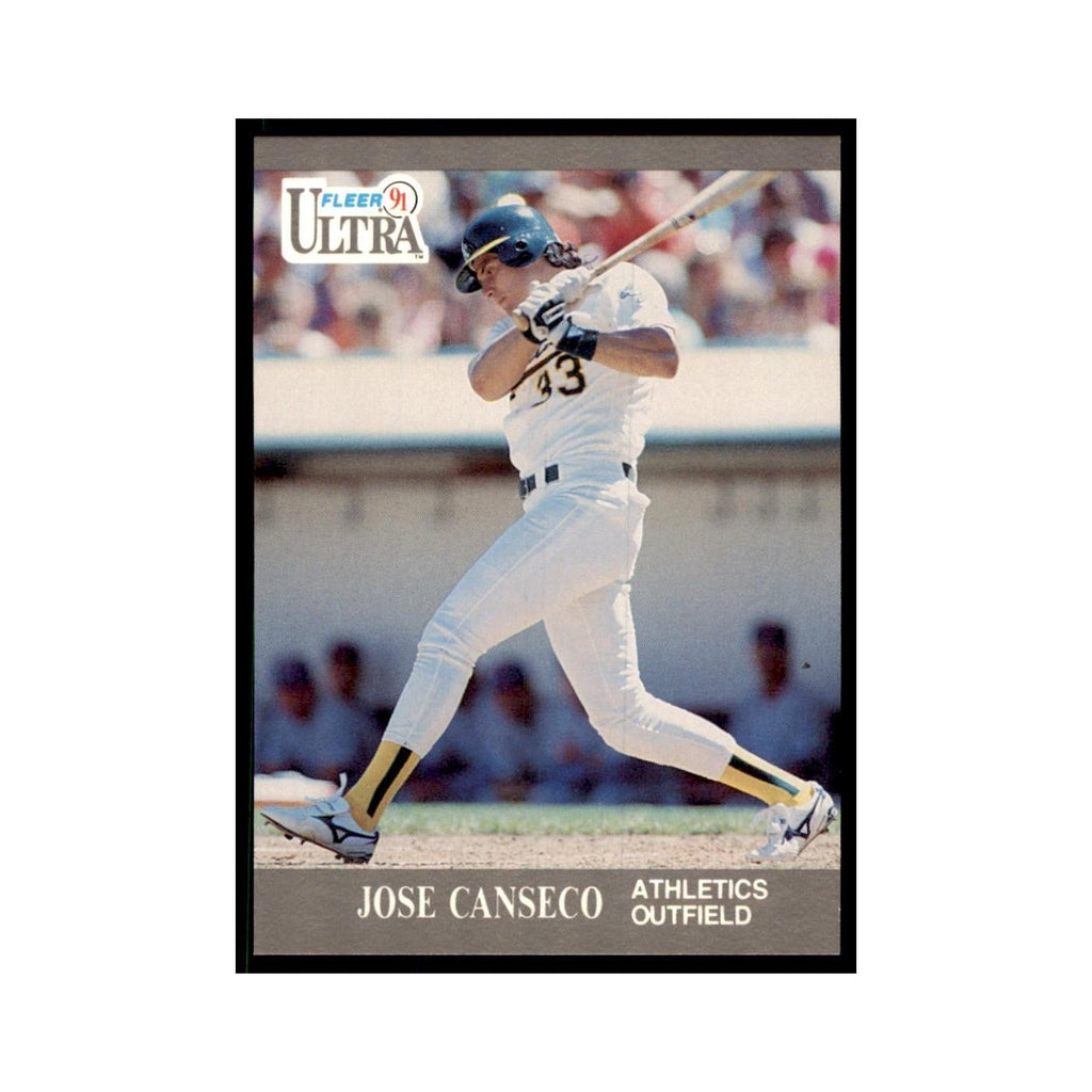 Jose Canseco 1991 Fleer Ultra #244 Baseball Cards Baseball Card NM