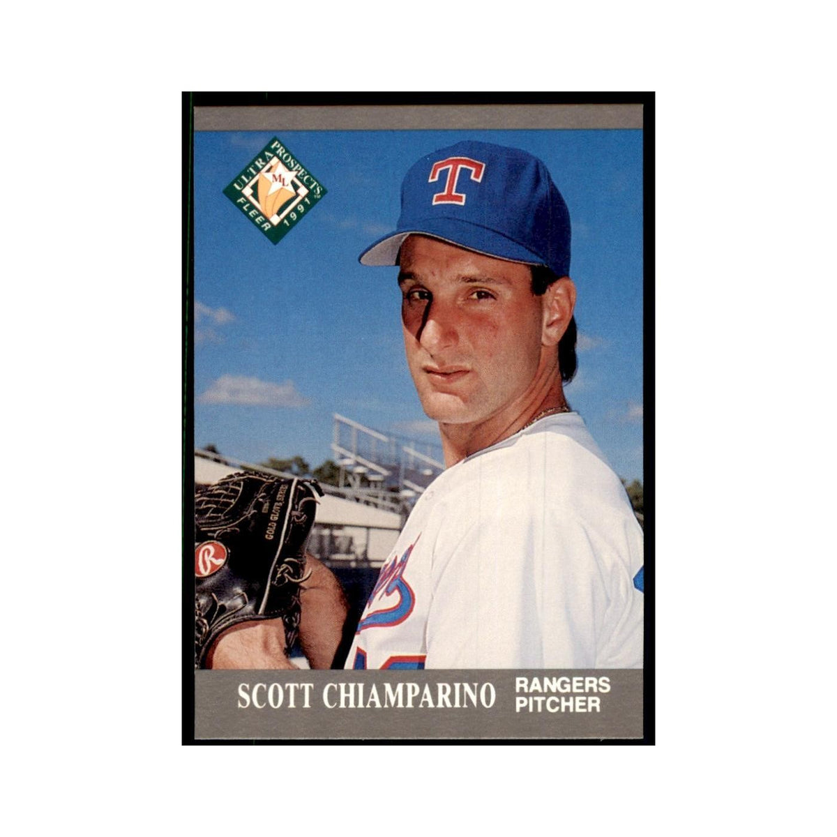 Scott Chiamparino 1991 Fleer Ultra #375 Baseball Cards Baseball Card NM