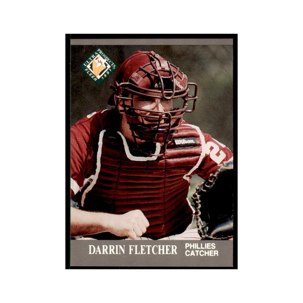 Darrin Fletcher 1991 Fleer Ultra #377 Baseball Cards Baseball Card NM