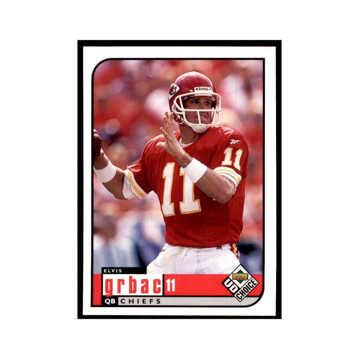 Elvis Grbac 1998 UD Choice #89 Football Cards Football Card NM