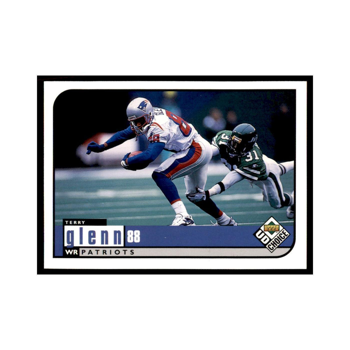 Terry Glenn 1998 UD Choice #110 Football Cards Football Card NM