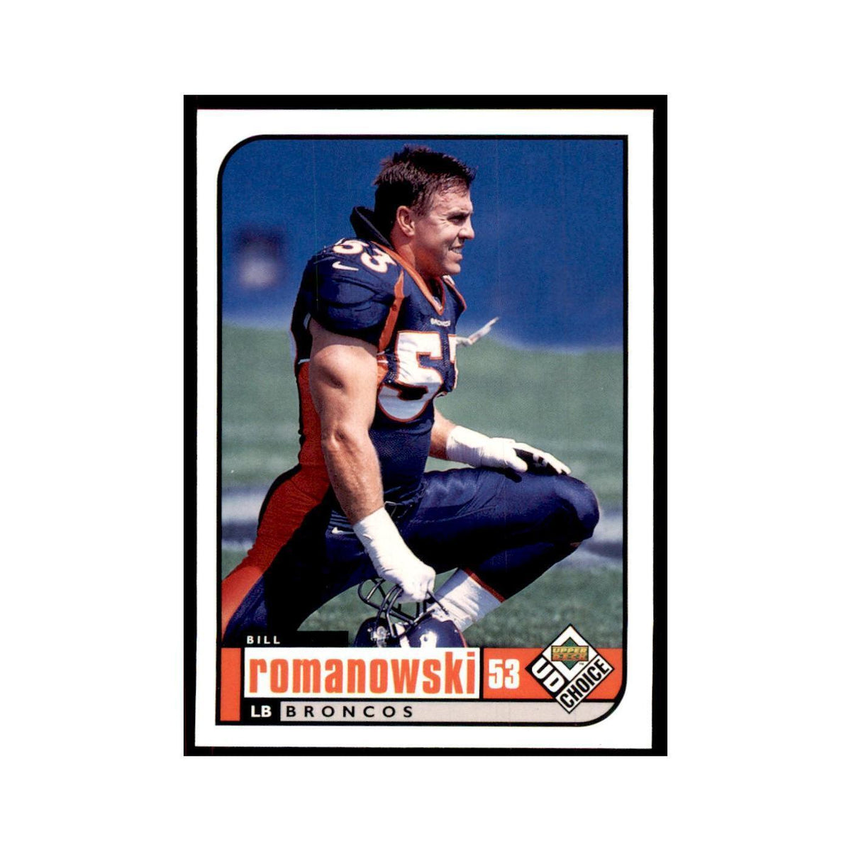 Bill Romanowski 1998 UD Choice #56 Football Cards Football Card NM