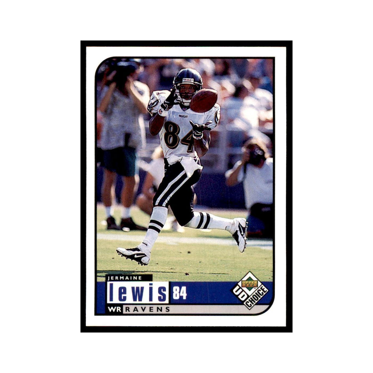 Jermaine Lewis 1998 UD Choice #15 Football Cards Football Card NM