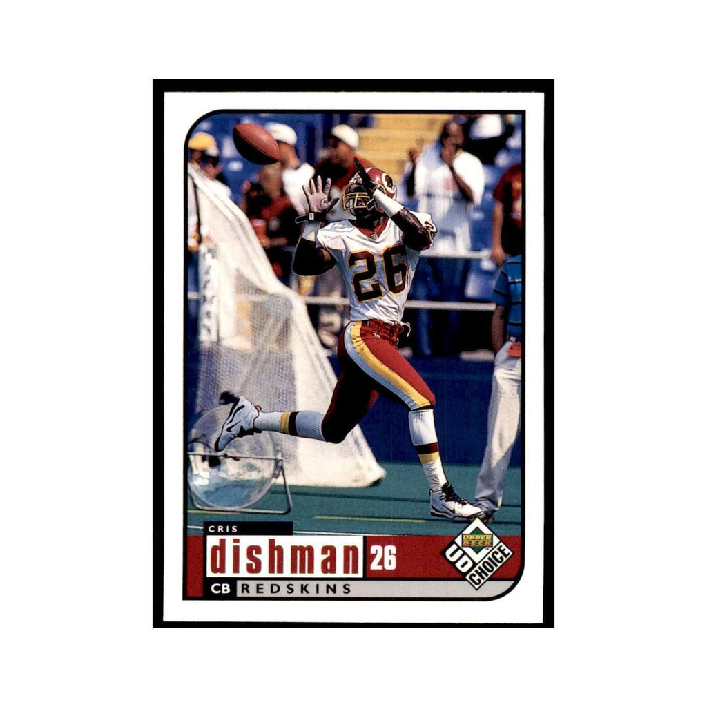 Cris Dishman 1998 UD Choice #191 Football Cards Football Card NM