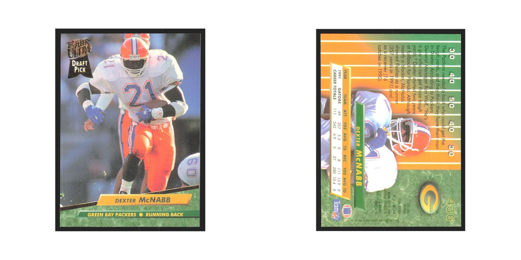 Dexter McNabb 1992 Fleer Ultra #436 Football Cards Football Card NM