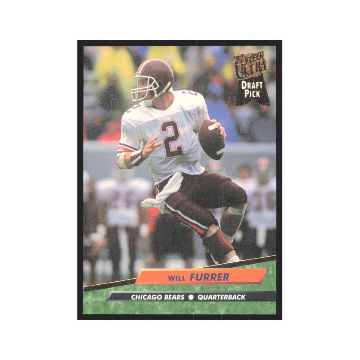 Will Furrer 1992 Fleer Ultra #427 Football Cards Football Card NM