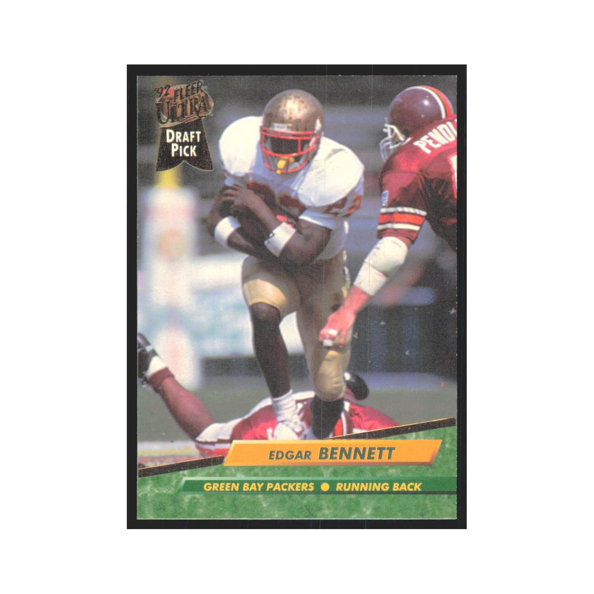 Edgar Bennett 1992 Fleer Ultra #418 Football Cards Football Card NM