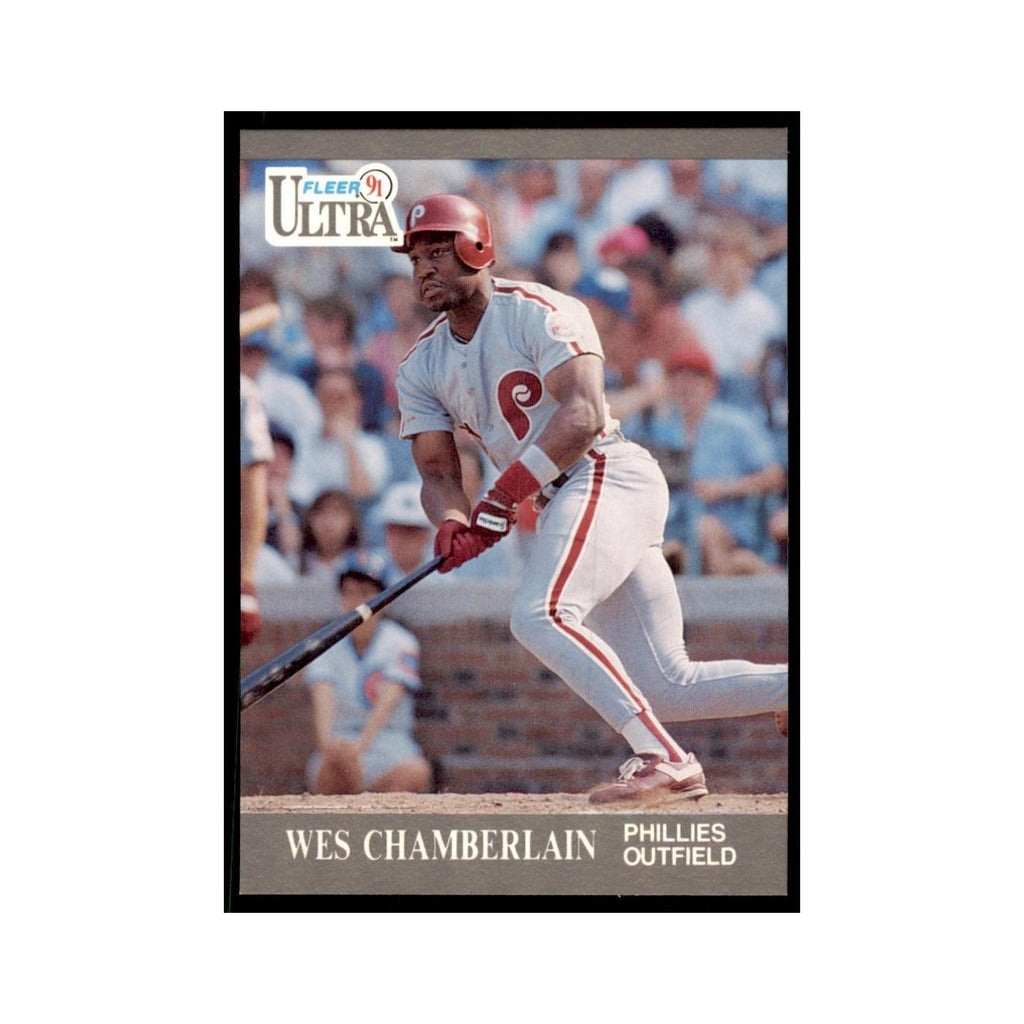 Wes Chamberlain 1991 Fleer Ultra #258 Baseball Cards Baseball Card NM