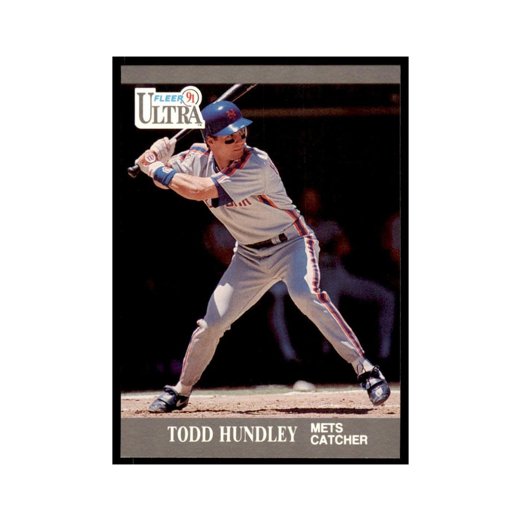 Todd Hundley 1991 Fleer Ultra #220 Baseball Cards Baseball Card NM