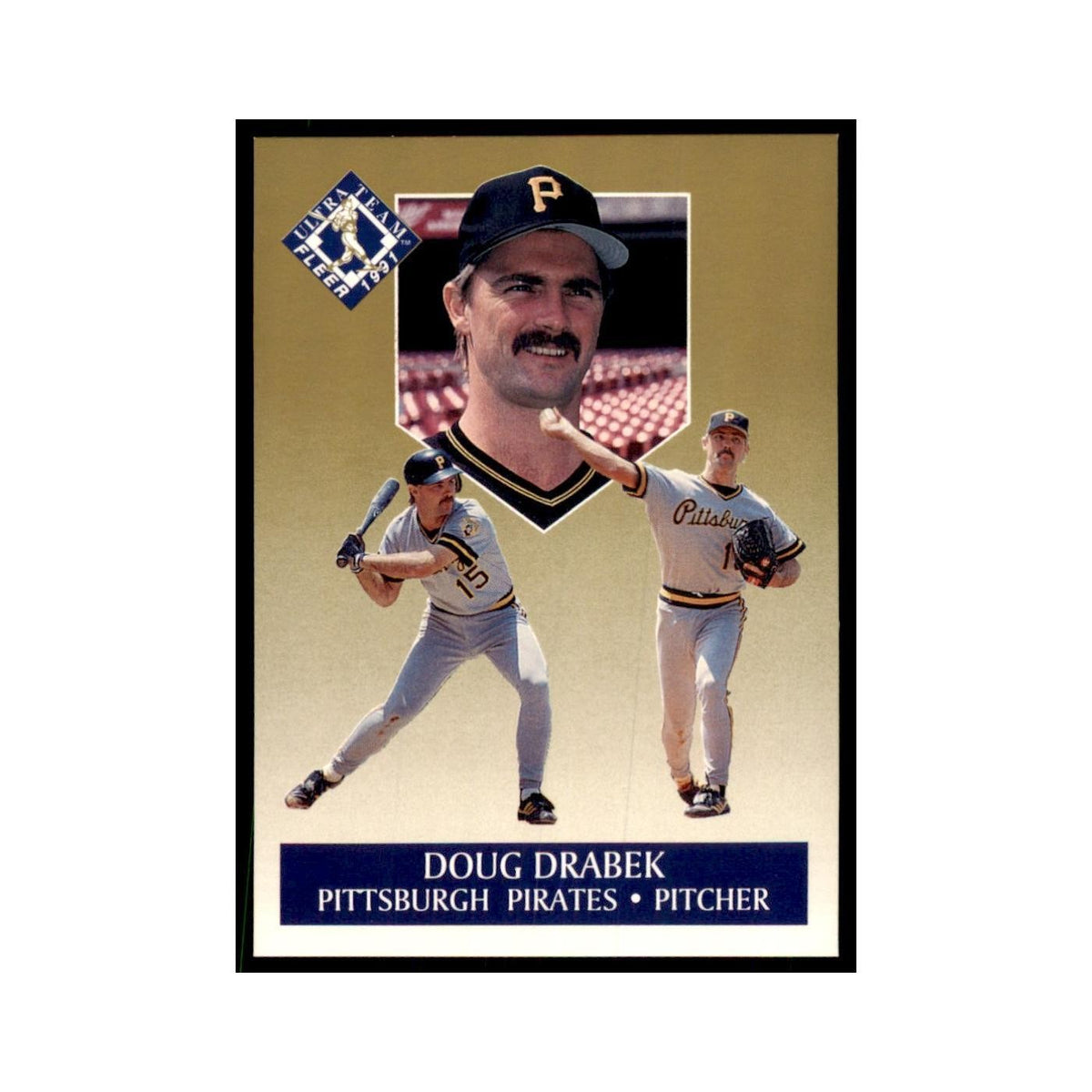 Doug Drabek 1991 Fleer Ultra #3 Baseball Cards Baseball Card NM