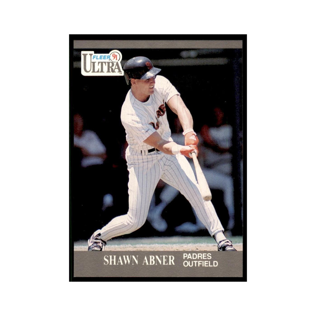 Shawn Abner 1991 Fleer Ultra #300 Baseball Cards Baseball Card NM