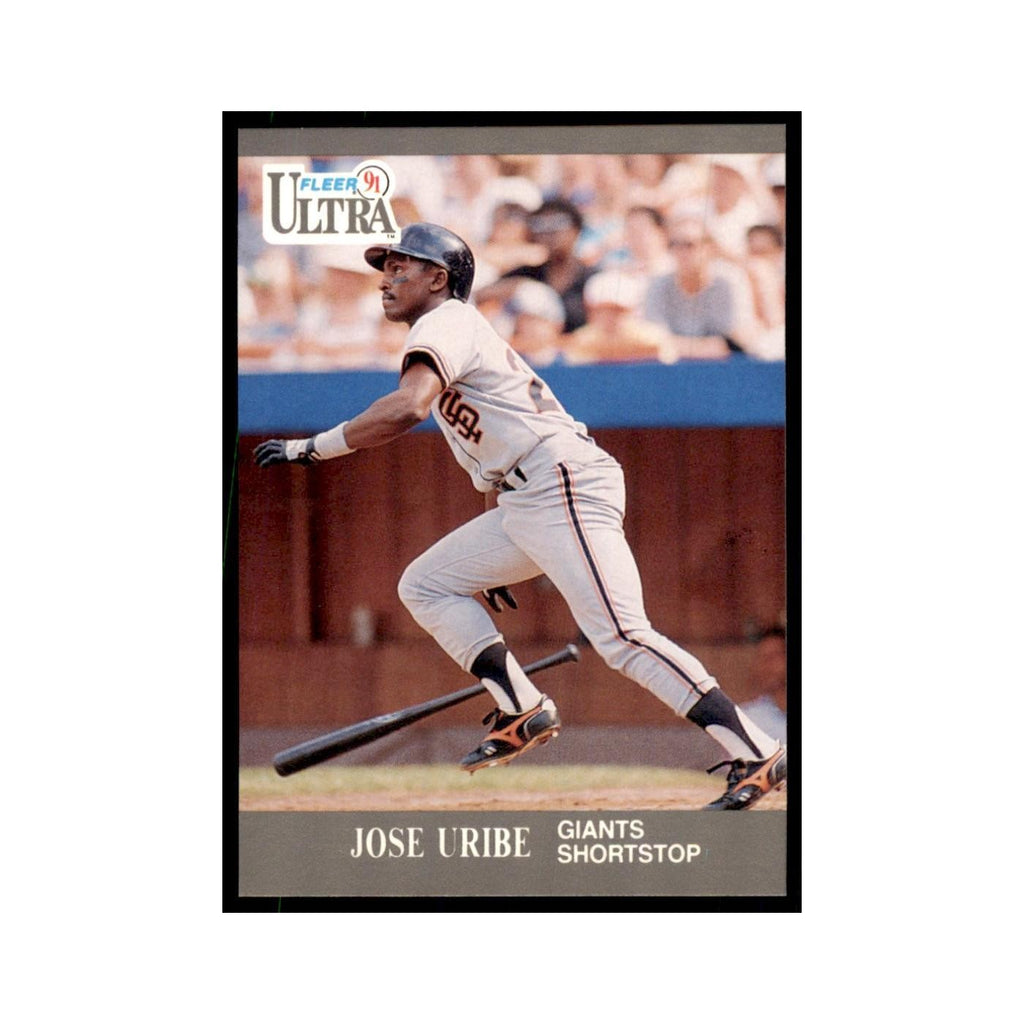 Jose Uribe 1991 Fleer Ultra #330 Baseball Cards Baseball Card NM