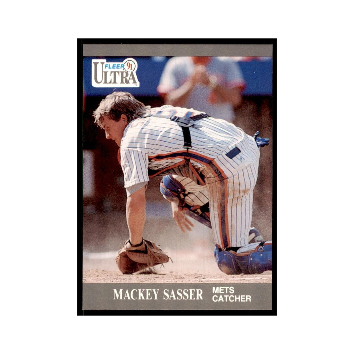 Mackey Sasser 1991 Fleer Ultra #226 Baseball Cards Baseball Card NM