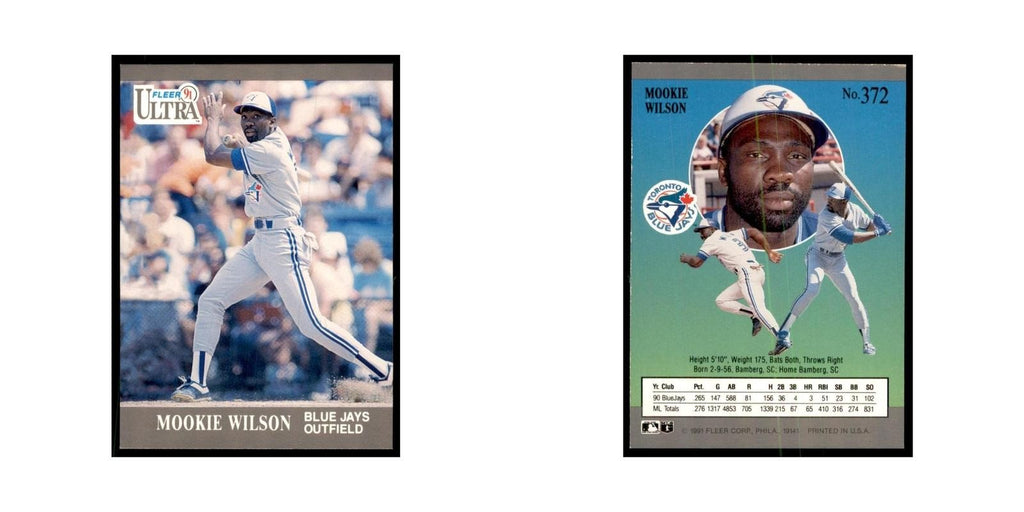Mookie Wilson 1991 Fleer Ultra #372 Baseball Cards Baseball Card NM