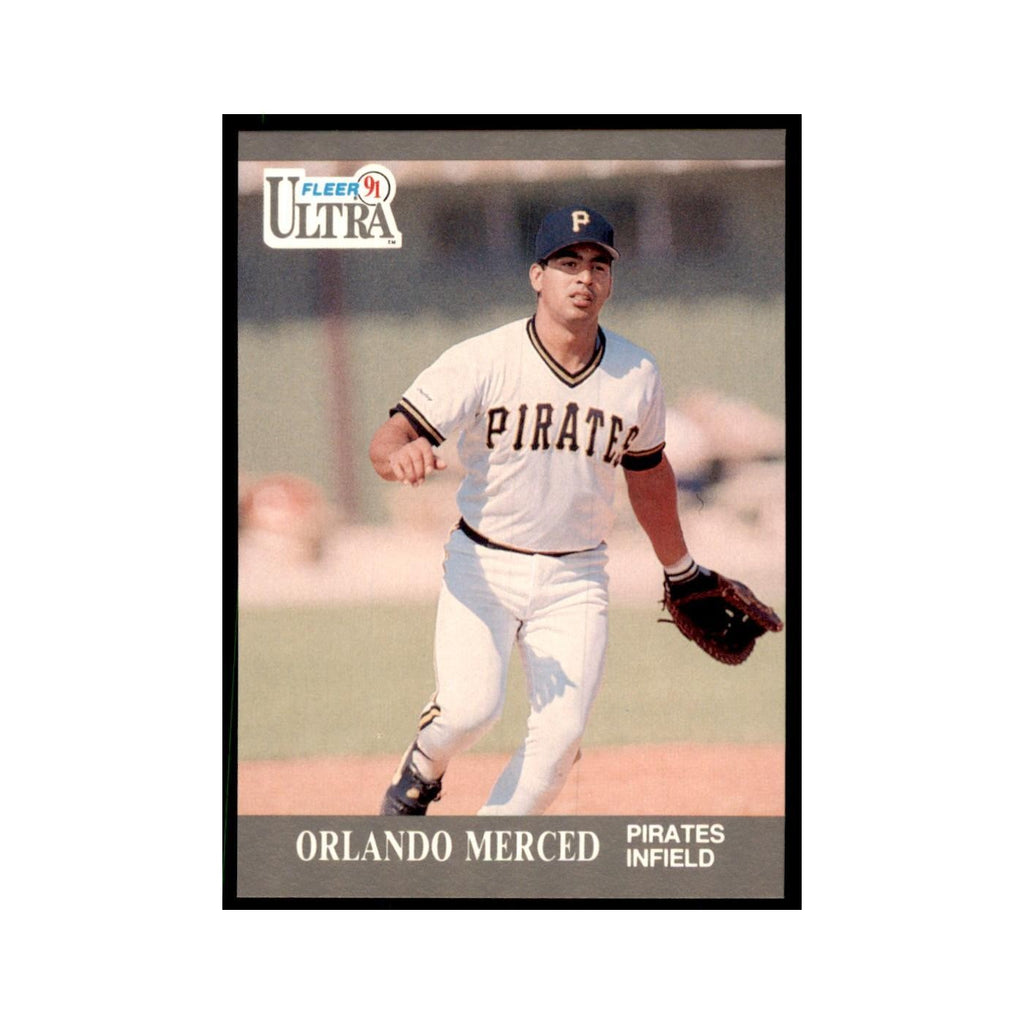 Orlando Merced 1991 Fleer Ultra #284 Baseball Cards Baseball Card NM