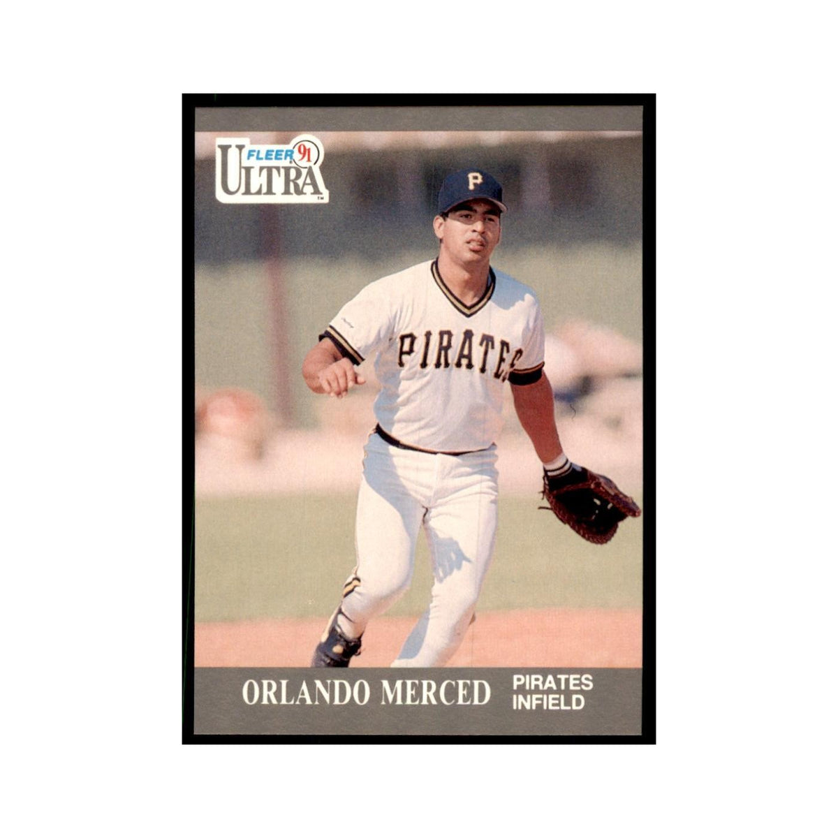 Orlando Merced 1991 Fleer Ultra #284 Baseball Cards Baseball Card NM