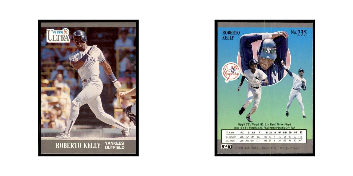 Roberto Kelly 1991 Fleer Ultra #235 Baseball Cards Baseball Card NM