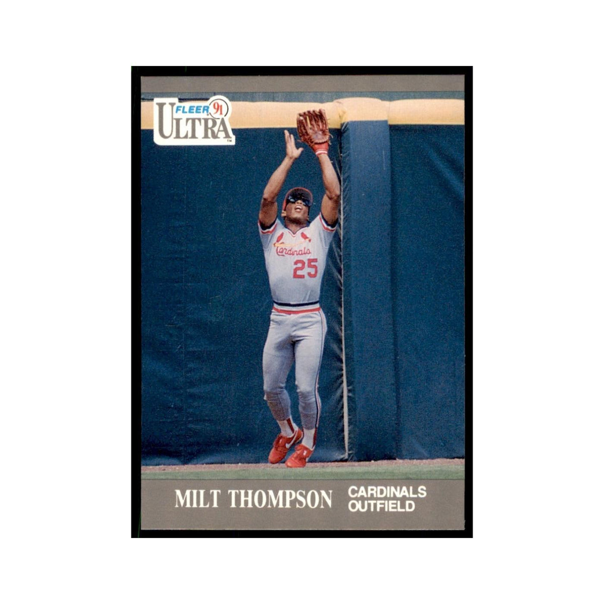 Milt Thompson 1991 Fleer Ultra #297 Baseball Cards Baseball Card NM