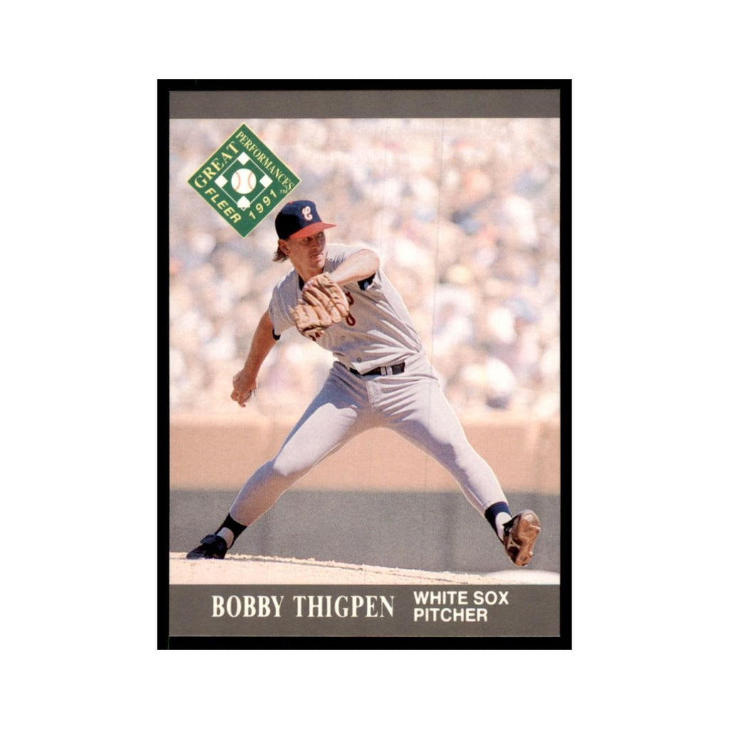 Bobby Thigpen 1991 Fleer Ultra #396 Baseball Cards Baseball Card NM