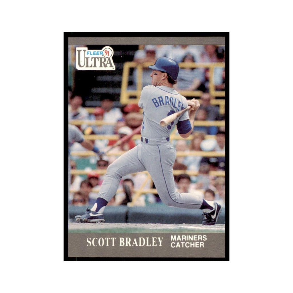 Scott Bradley 1991 Fleer Ultra #332 Baseball Cards Baseball Card NM
