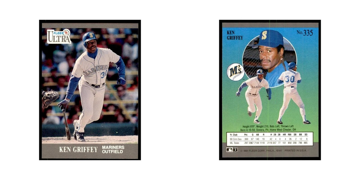 Ken Griffey Sr. 1991 Fleer Ultra #335 Baseball Cards Baseball Card NM