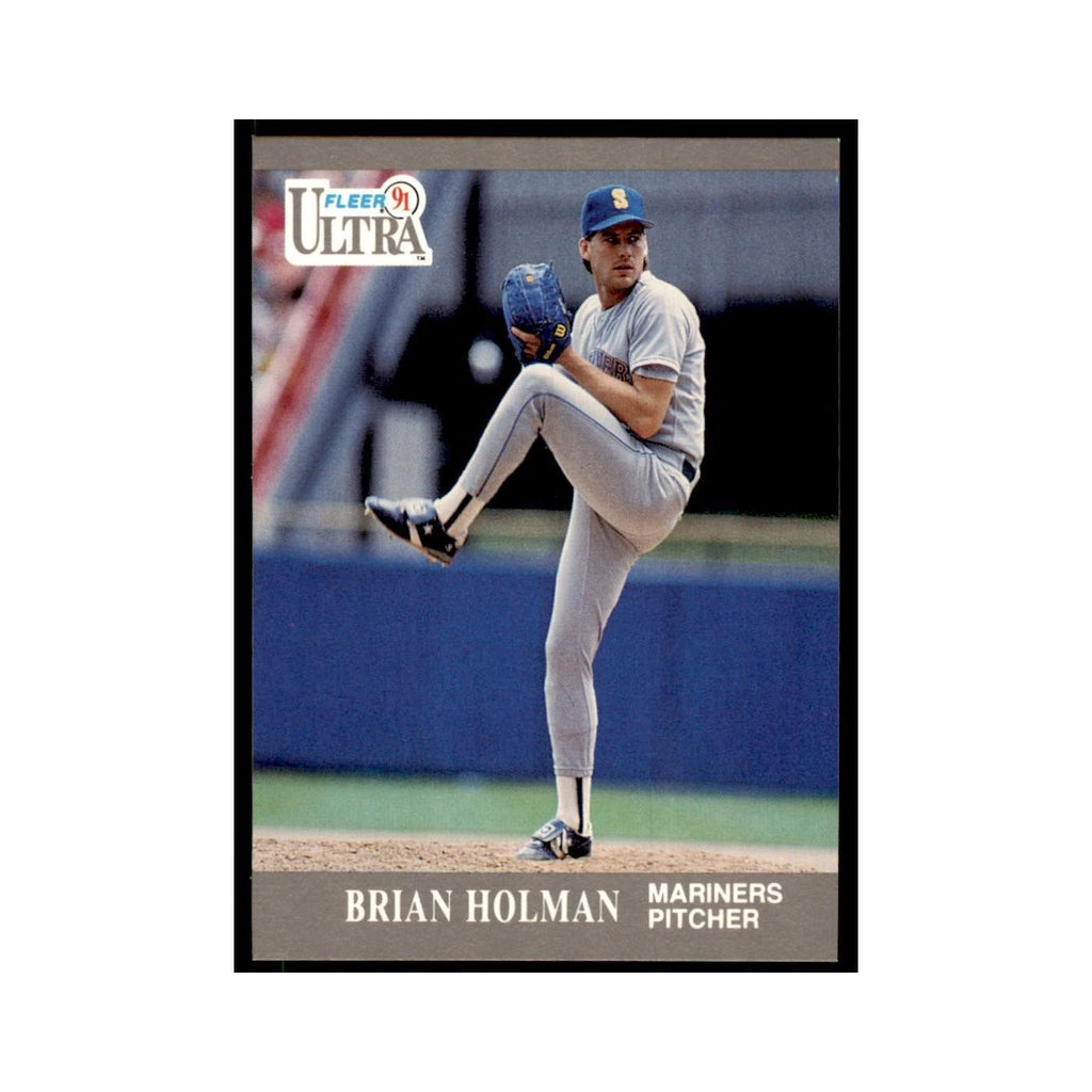 Brian Holman 1991 Fleer Ultra #338 Baseball Cards Baseball Card NM