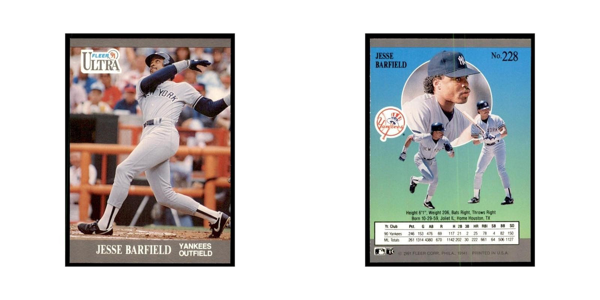 Jesse Barfield 1991 Fleer Ultra #228 Baseball Cards Baseball Card NM
