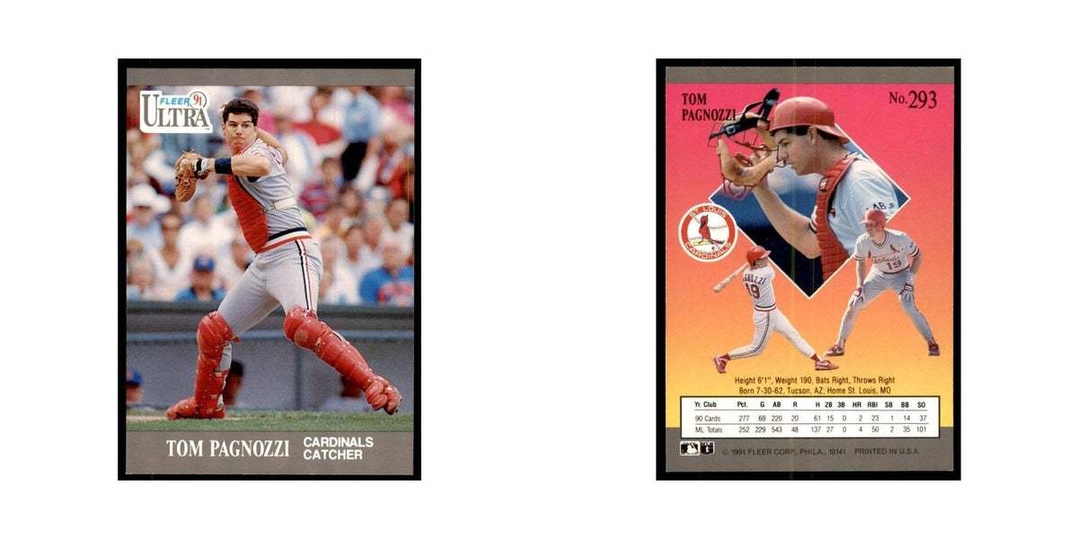 Tom Pagnozzi 1991 Fleer Ultra #293 Baseball Cards Baseball Card NM