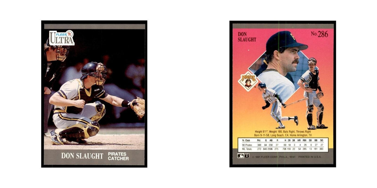 Don Slaught 1991 Fleer Ultra #286 Baseball Cards Baseball Card NM