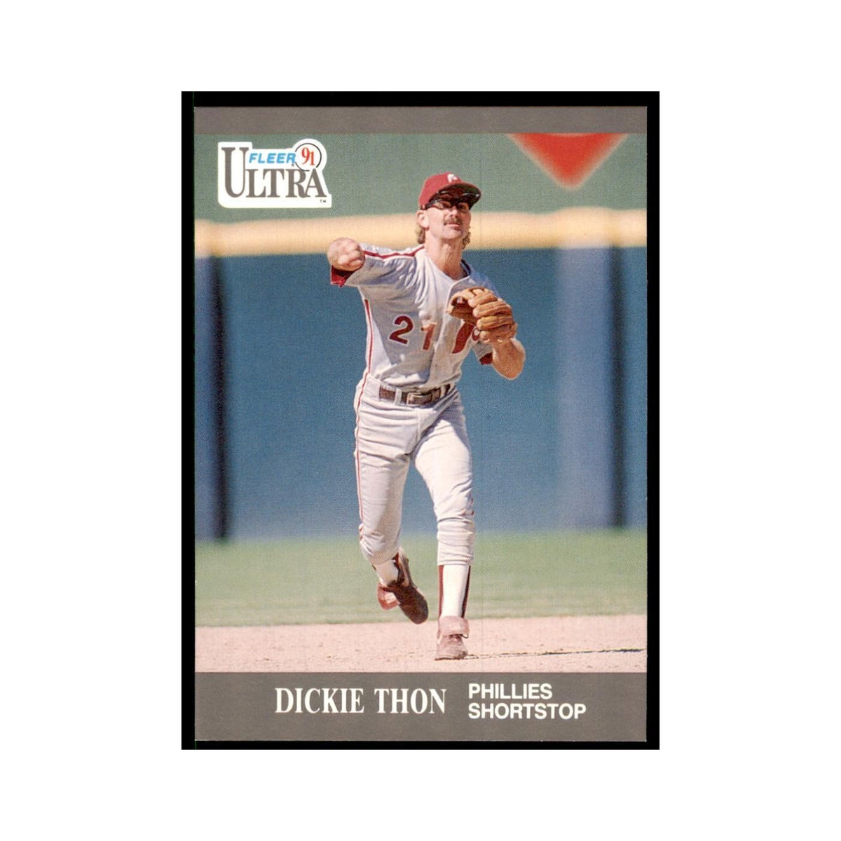 Dickie Thon 1991 Fleer Ultra #272 Baseball Cards Baseball Card NM